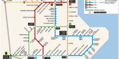 Карта метро Кувајт